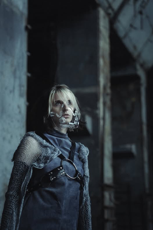 Harnais poitrine big O ring en latex unisexe