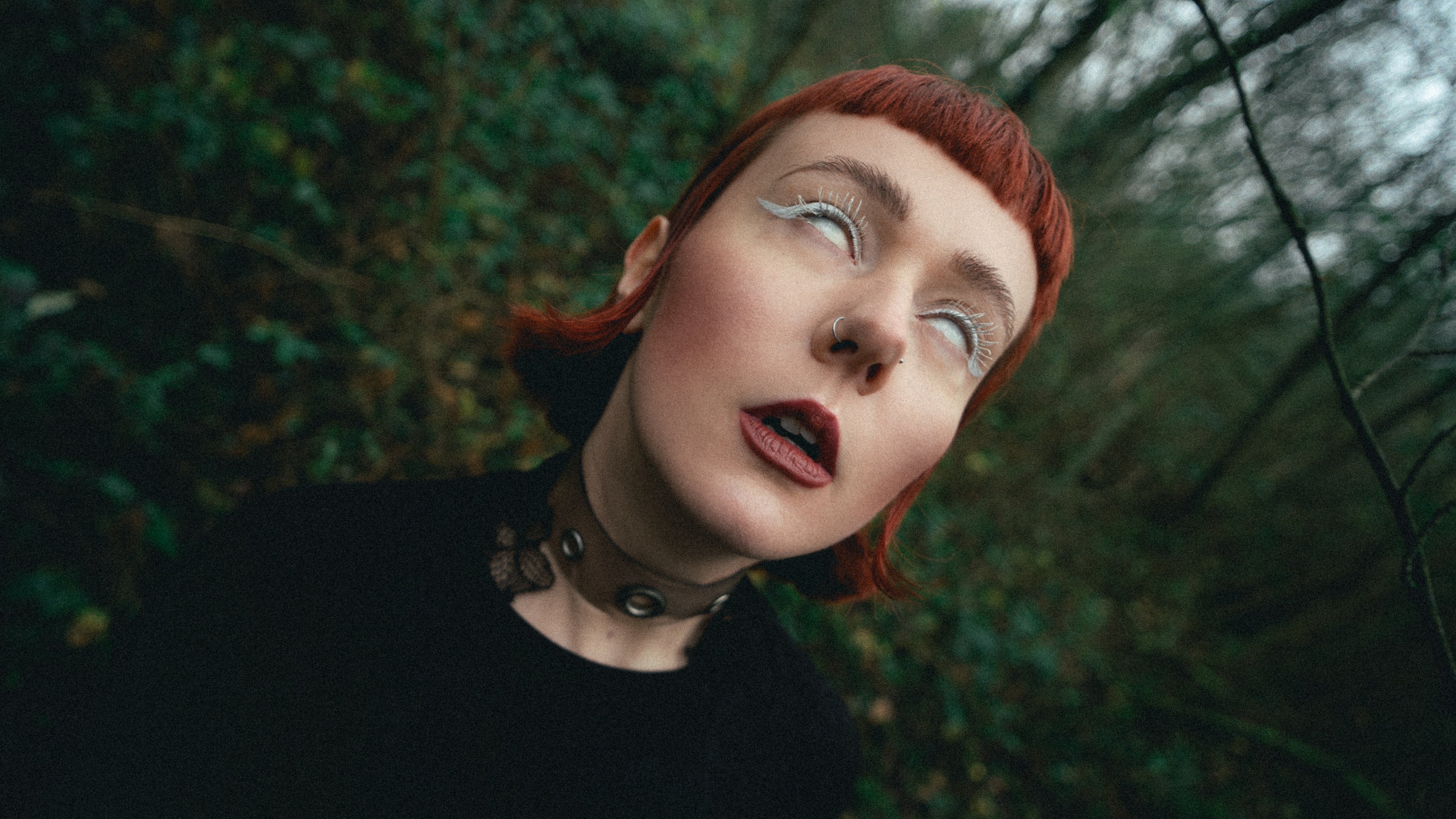 Choker œillet en PVC unisexe