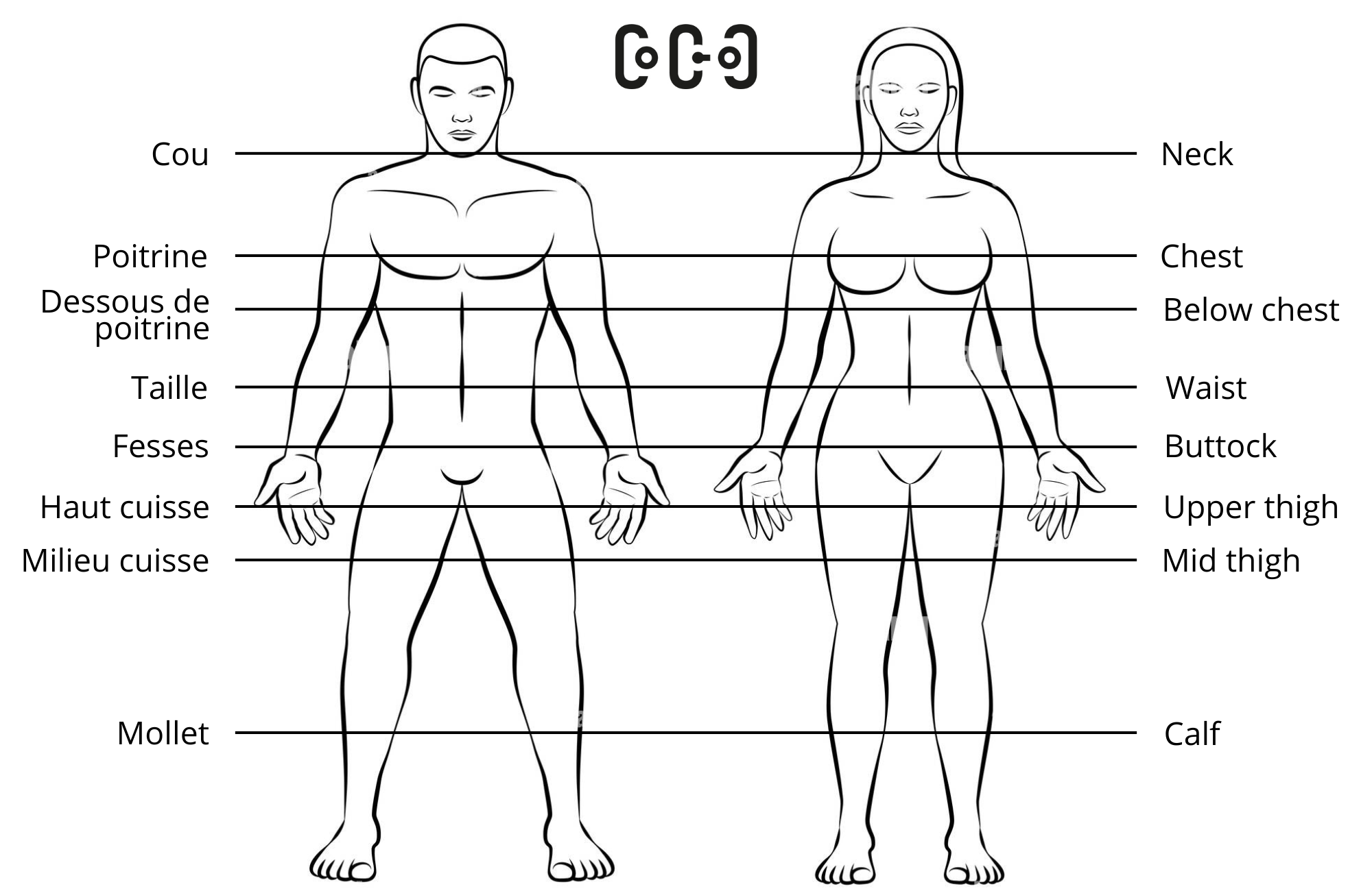 Harnais poitrine big O ring en latex unisexe