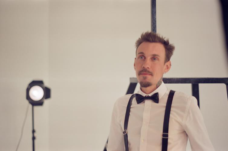 Bretelles en latex unisexe