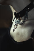 Choker collab TheCursedChains en latex unisexe