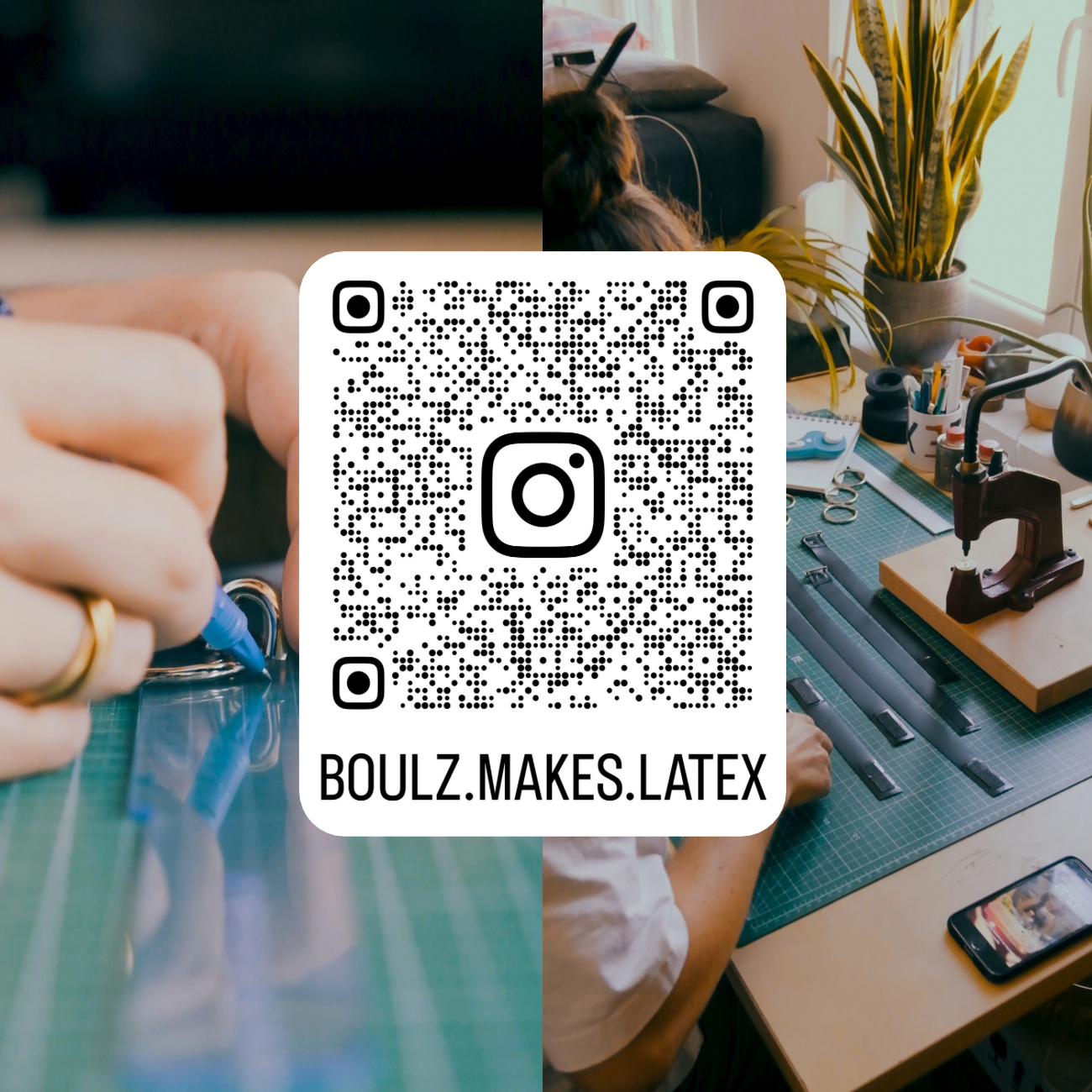 Choker collab TheCursedChains en latex unisexe