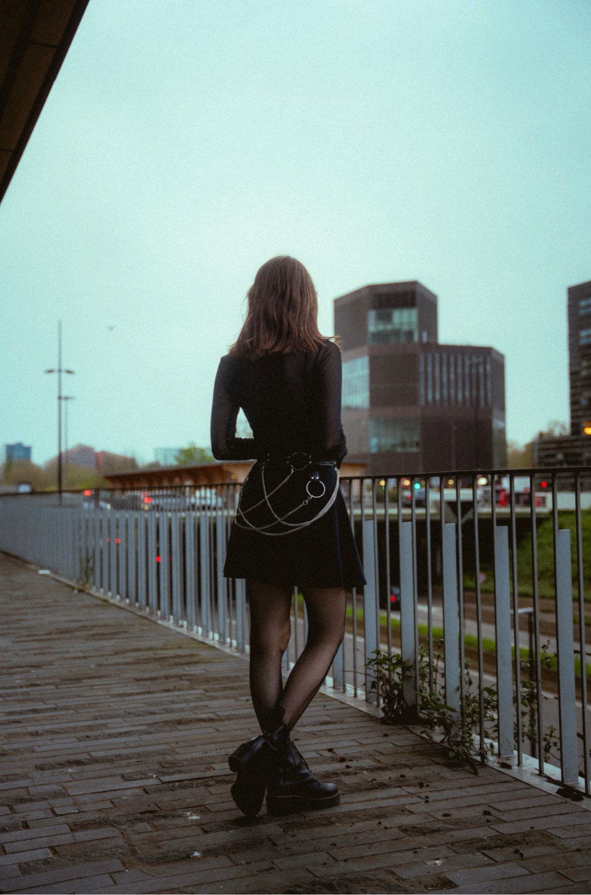Ceinture chaîne en latex unisexe