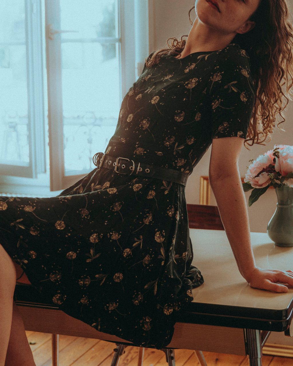 Ceinture double attache en latex unisexe