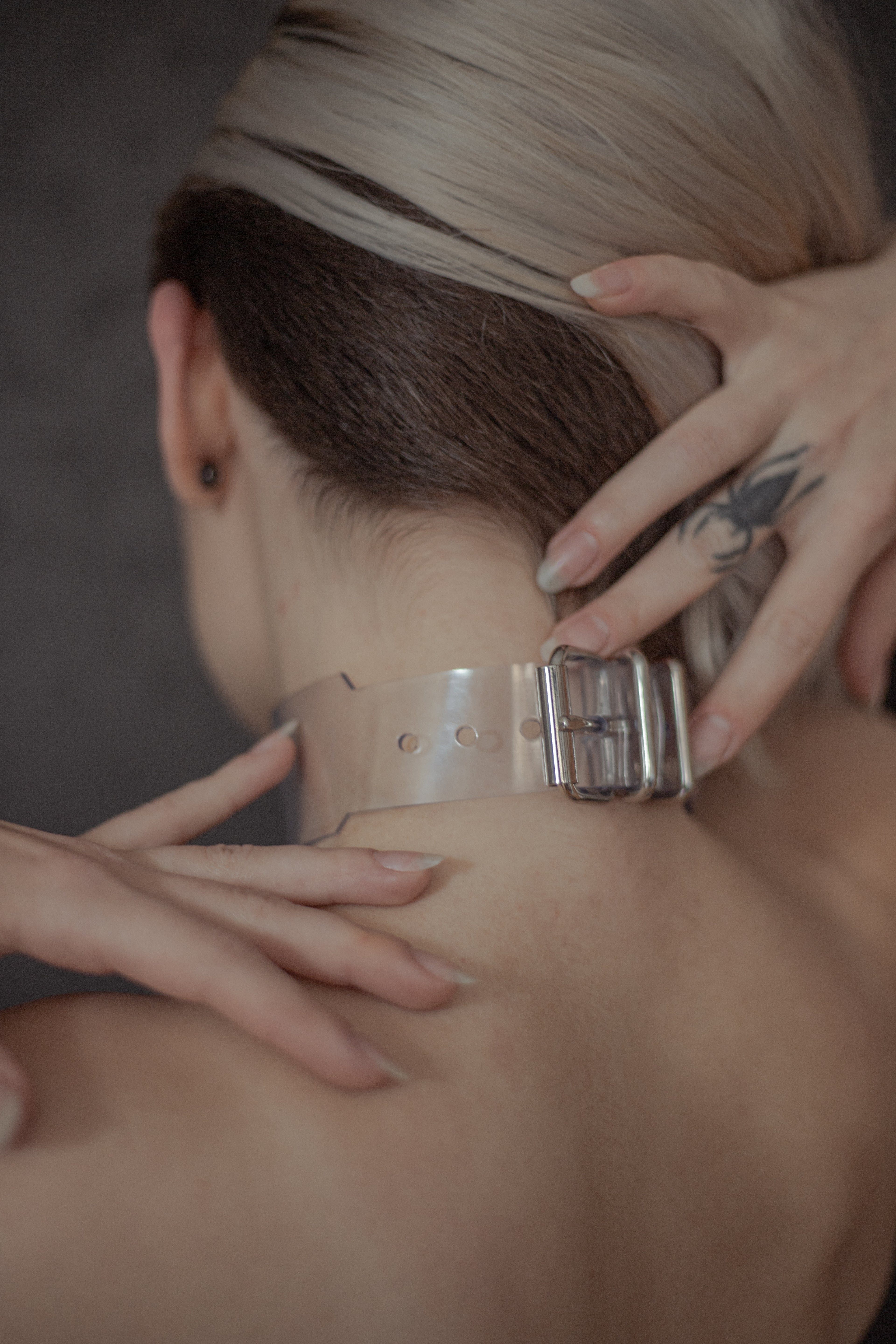 Choker tank en PVC unisexe