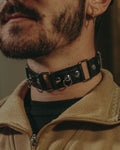 Choker mini O ring en latex unisexe