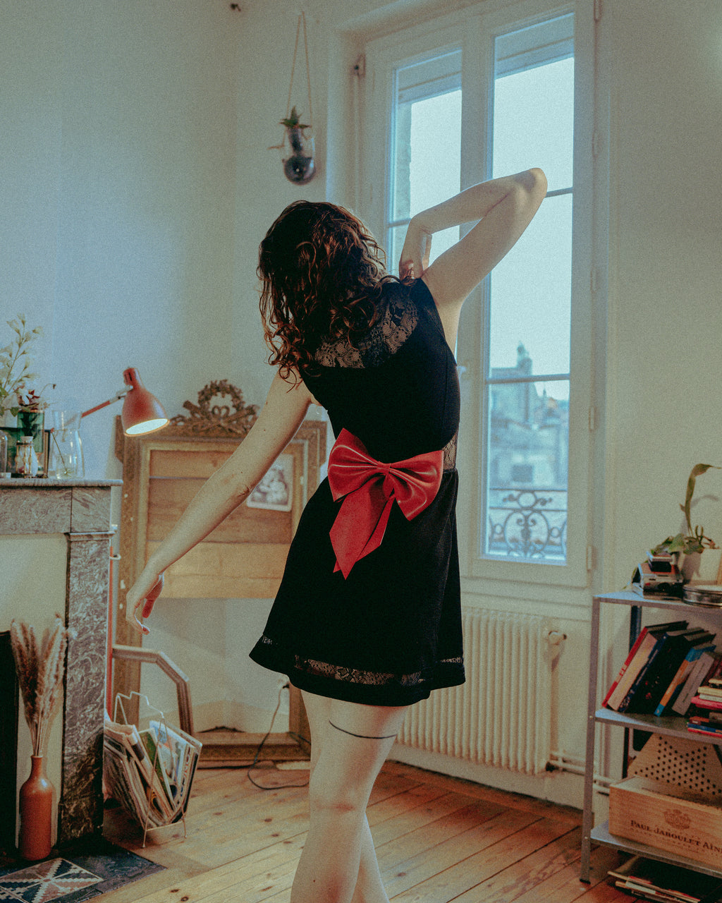 Gros nœud papillon en latex unisexe