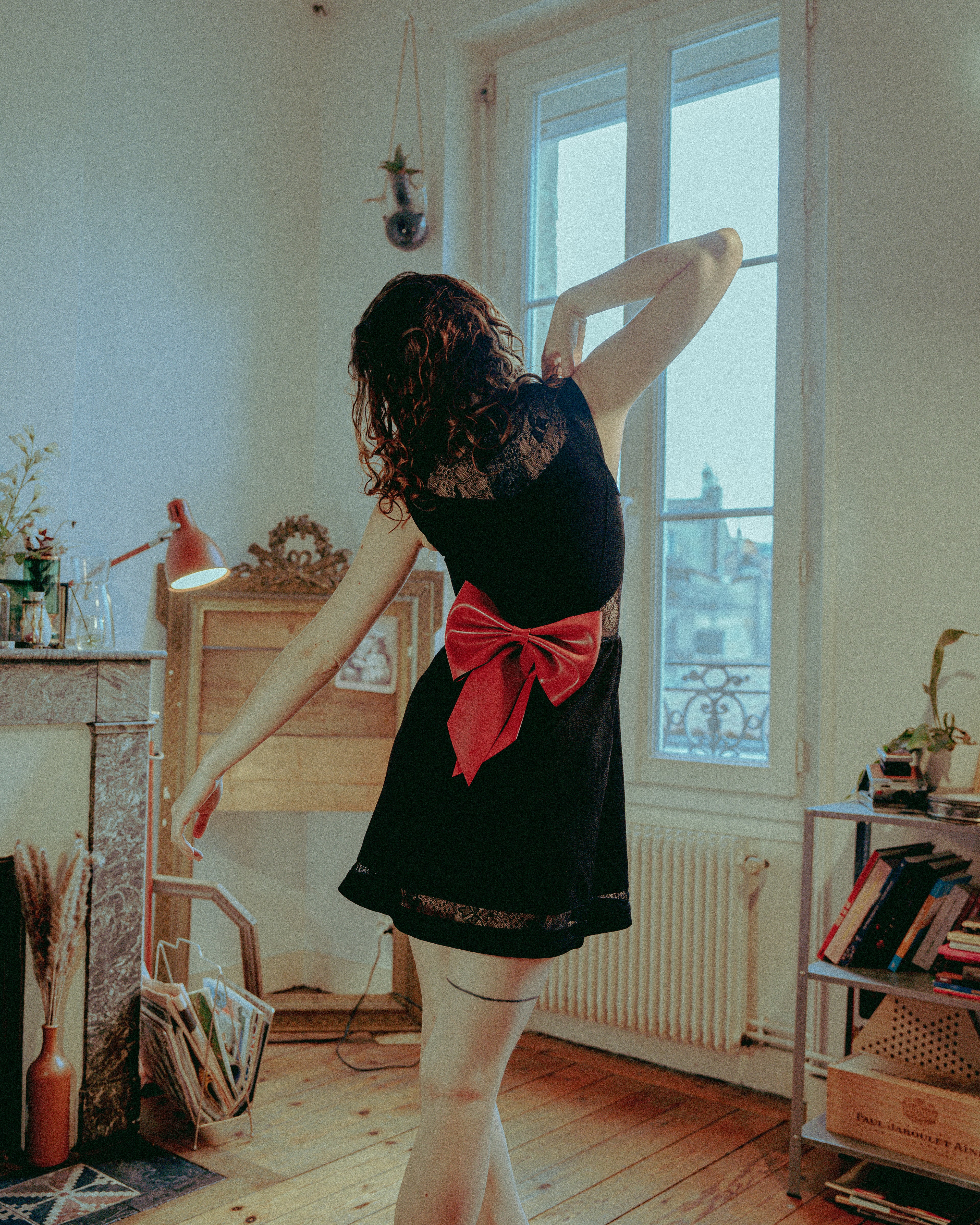 Gros nœud papillon en latex unisexe